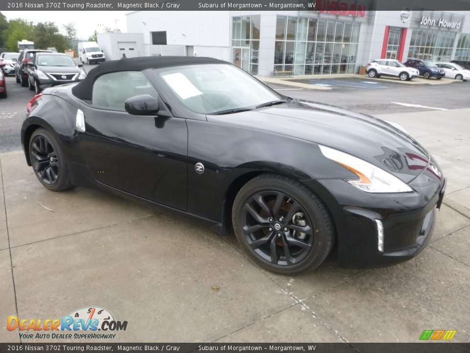 2016 Nissan 370Z Touring Roadster Magnetic Black / Gray Photo #1