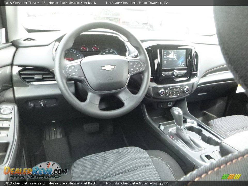2019 Chevrolet Traverse LS Mosaic Black Metallic / Jet Black Photo #14
