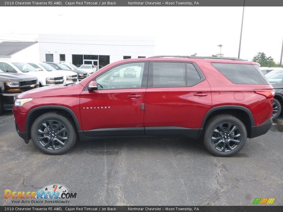 2019 Chevrolet Traverse RS AWD Cajun Red Tintcoat / Jet Black Photo #2