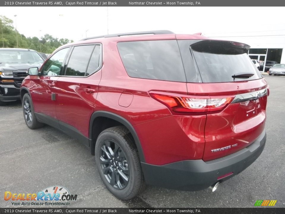2019 Chevrolet Traverse RS AWD Cajun Red Tintcoat / Jet Black Photo #3
