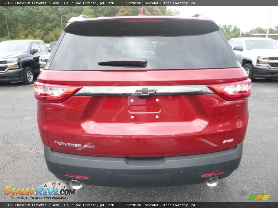 2019 Chevrolet Traverse RS AWD Cajun Red Tintcoat / Jet Black Photo #4