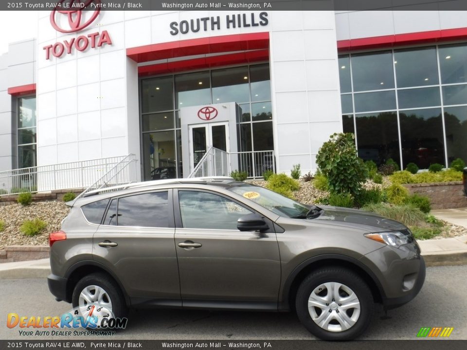 2015 Toyota RAV4 LE AWD Pyrite Mica / Black Photo #2