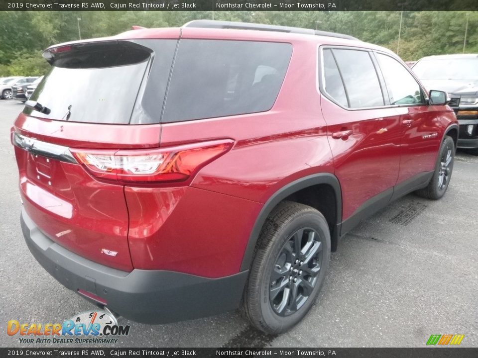 2019 Chevrolet Traverse RS AWD Cajun Red Tintcoat / Jet Black Photo #5