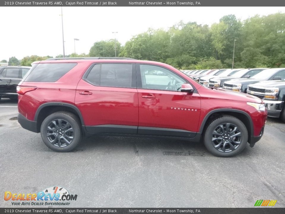 2019 Chevrolet Traverse RS AWD Cajun Red Tintcoat / Jet Black Photo #6