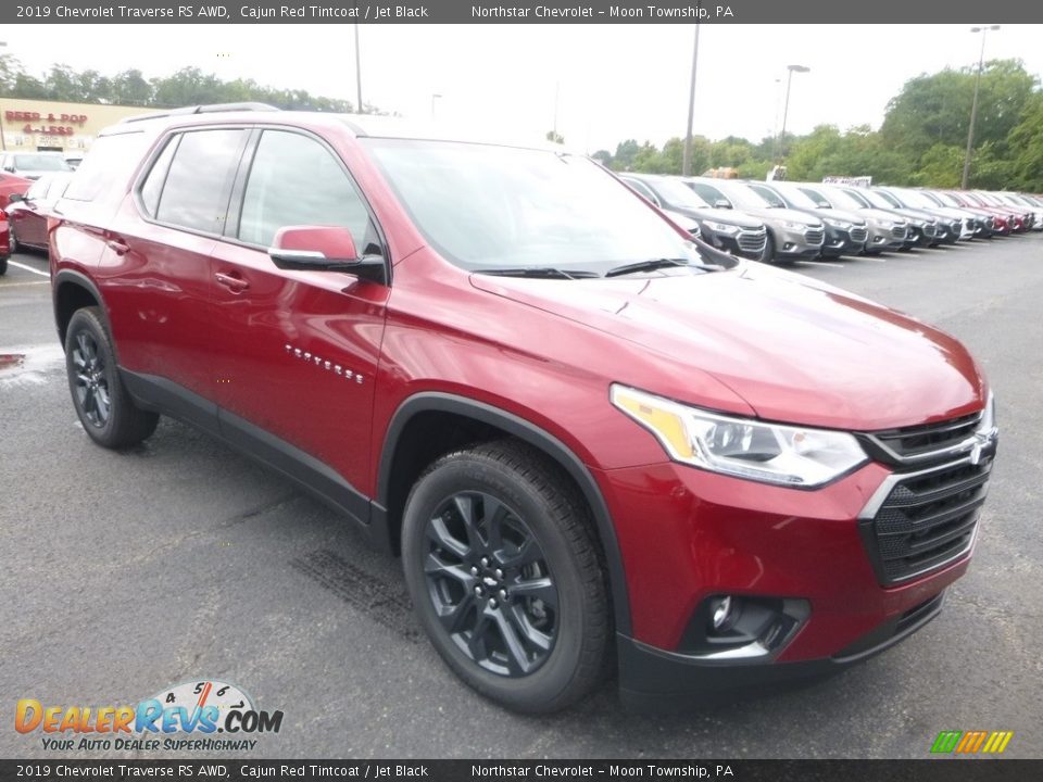 2019 Chevrolet Traverse RS AWD Cajun Red Tintcoat / Jet Black Photo #7