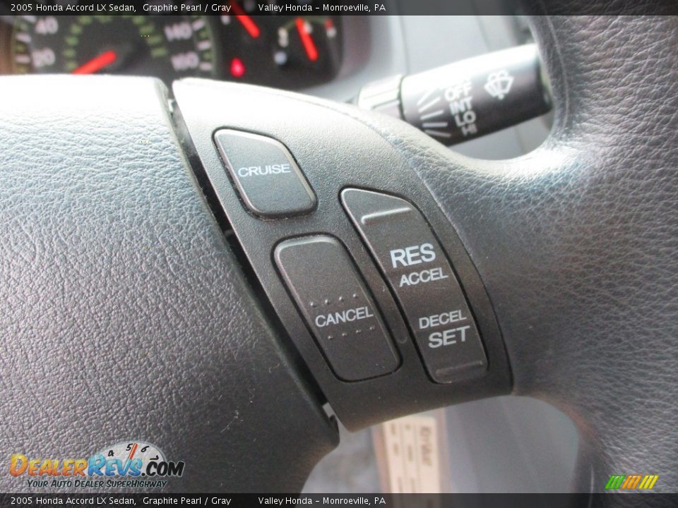 2005 Honda Accord LX Sedan Graphite Pearl / Gray Photo #16