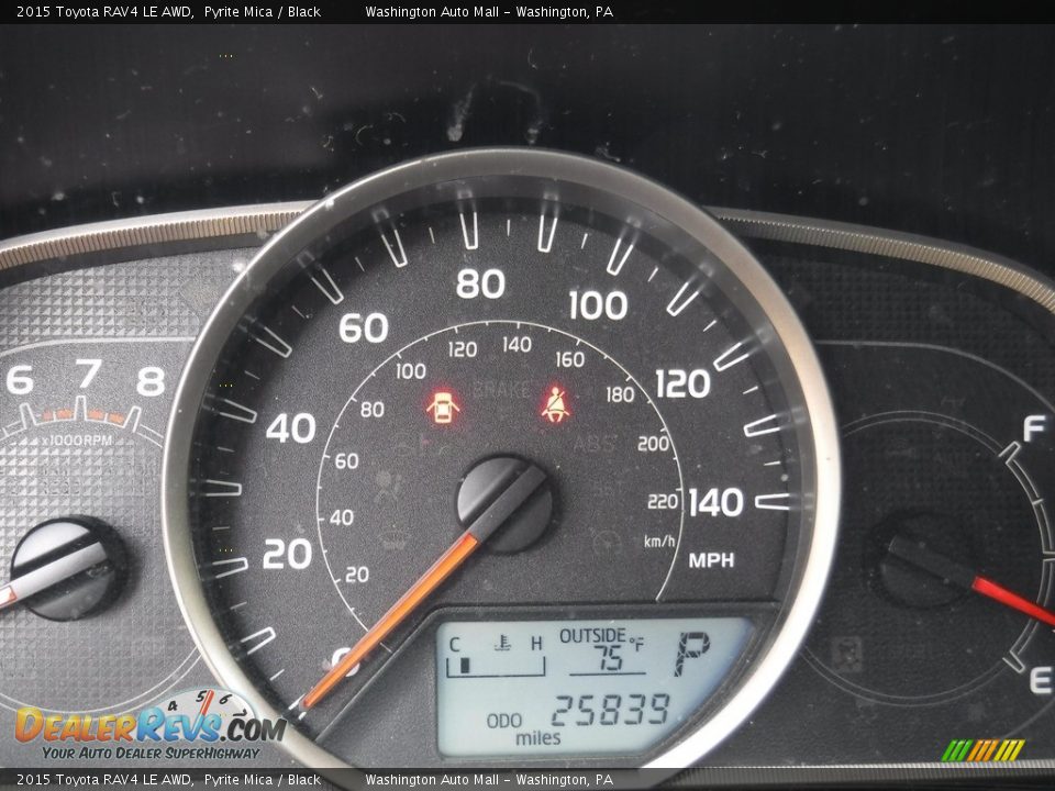 2015 Toyota RAV4 LE AWD Pyrite Mica / Black Photo #25