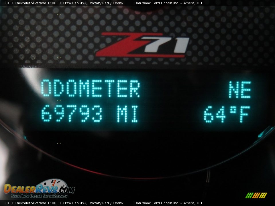 2013 Chevrolet Silverado 1500 LT Crew Cab 4x4 Victory Red / Ebony Photo #15