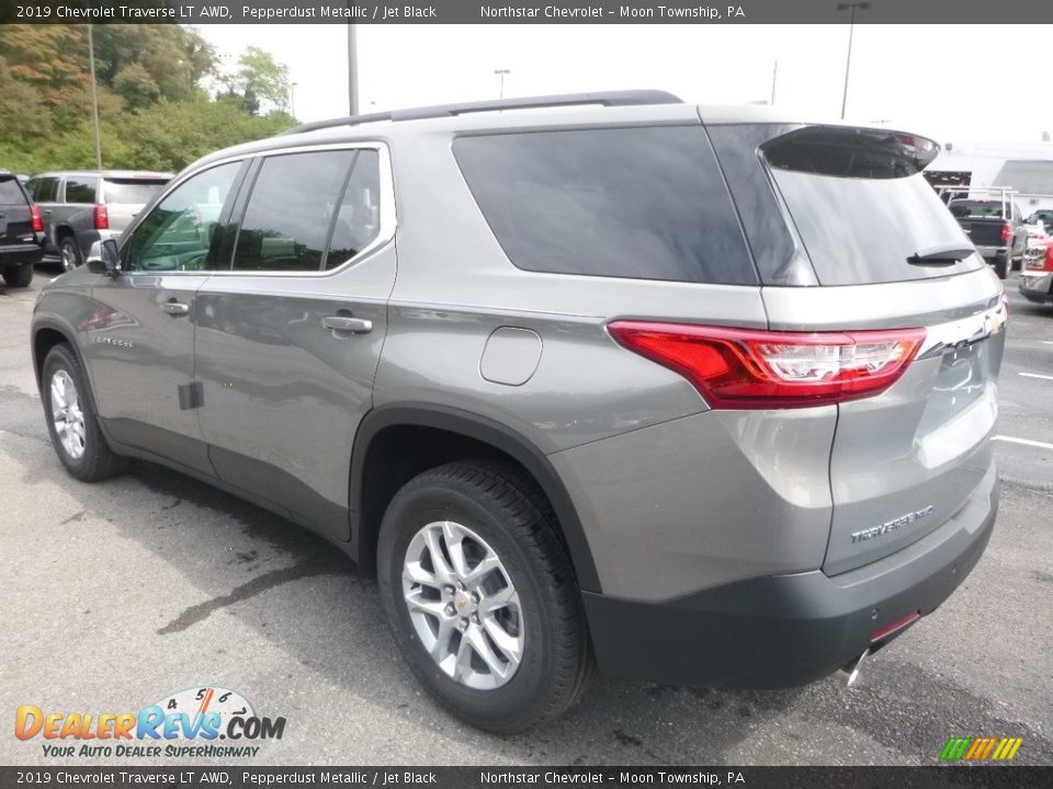 2019 Chevrolet Traverse LT AWD Pepperdust Metallic / Jet Black Photo #3