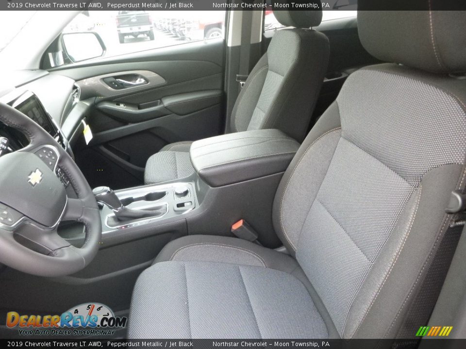 2019 Chevrolet Traverse LT AWD Pepperdust Metallic / Jet Black Photo #16