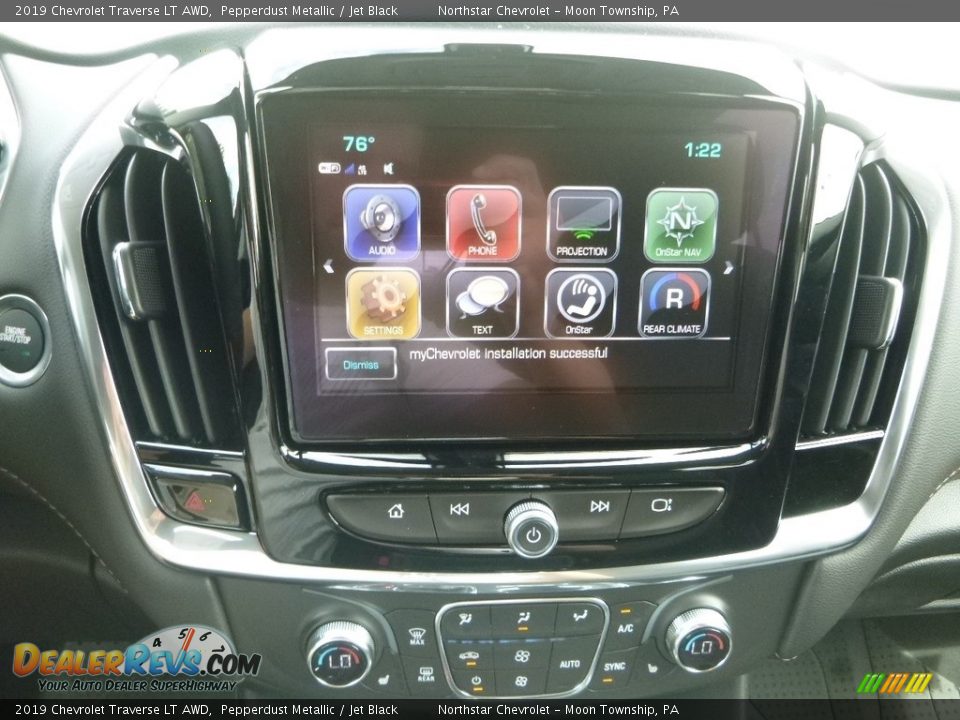 2019 Chevrolet Traverse LT AWD Pepperdust Metallic / Jet Black Photo #18