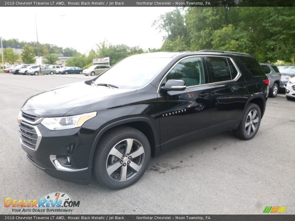 2019 Chevrolet Traverse LT AWD Mosaic Black Metallic / Jet Black Photo #1