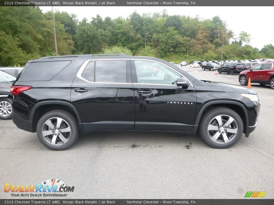 2019 Chevrolet Traverse LT AWD Mosaic Black Metallic / Jet Black Photo #6