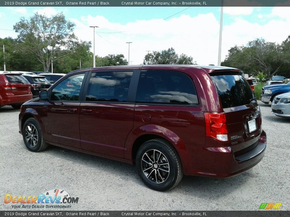 2019 Dodge Grand Caravan SXT Octane Red Pearl / Black Photo #3