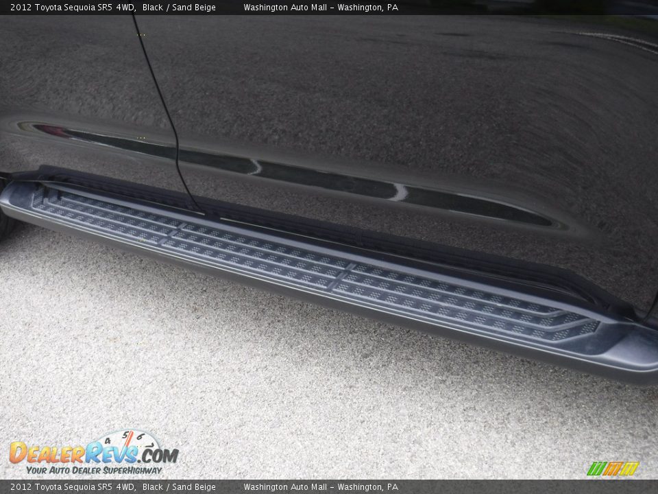2012 Toyota Sequoia SR5 4WD Black / Sand Beige Photo #4