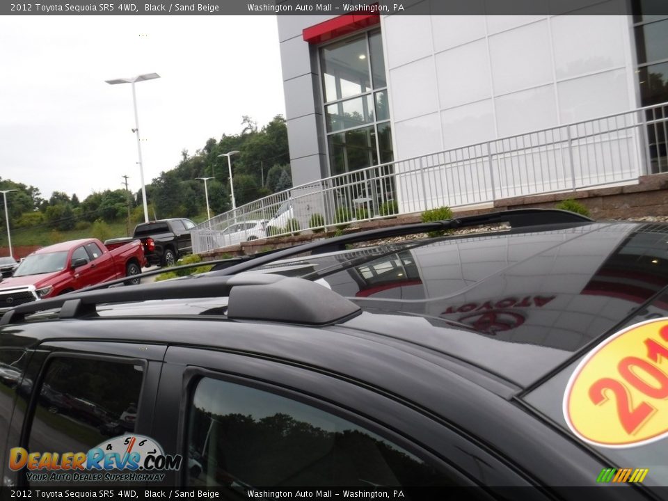 2012 Toyota Sequoia SR5 4WD Black / Sand Beige Photo #5