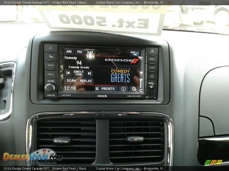 2019 Dodge Grand Caravan SXT Octane Red Pearl / Black Photo #15