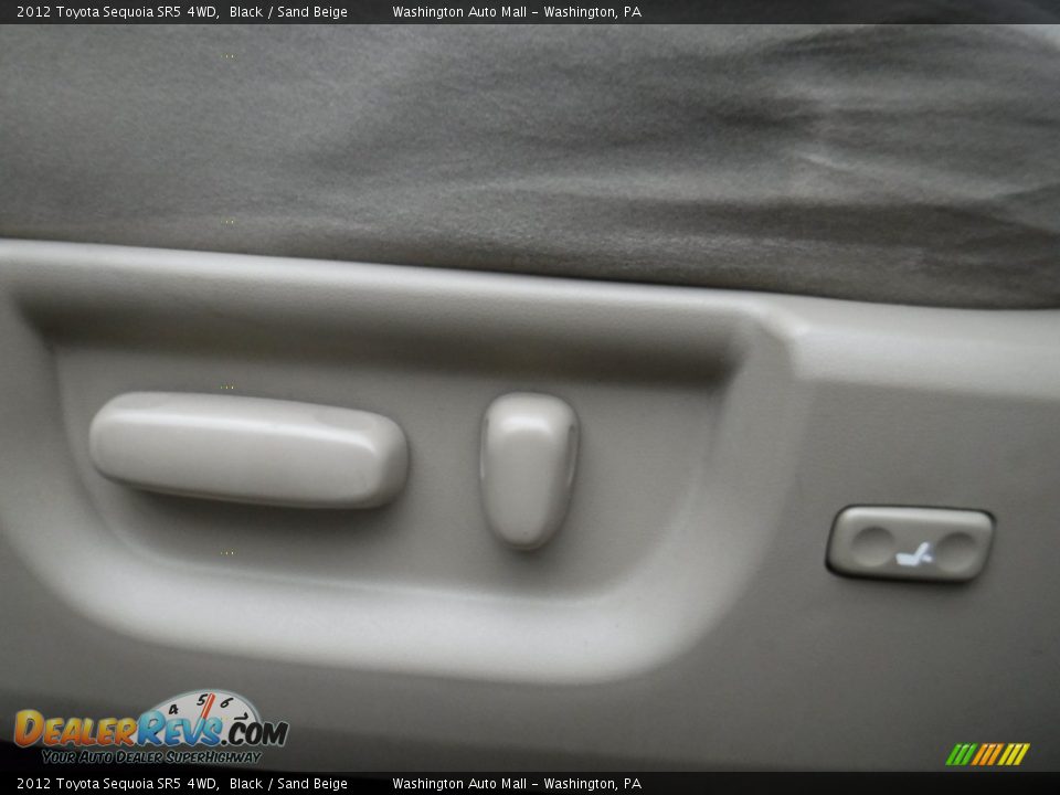 2012 Toyota Sequoia SR5 4WD Black / Sand Beige Photo #16