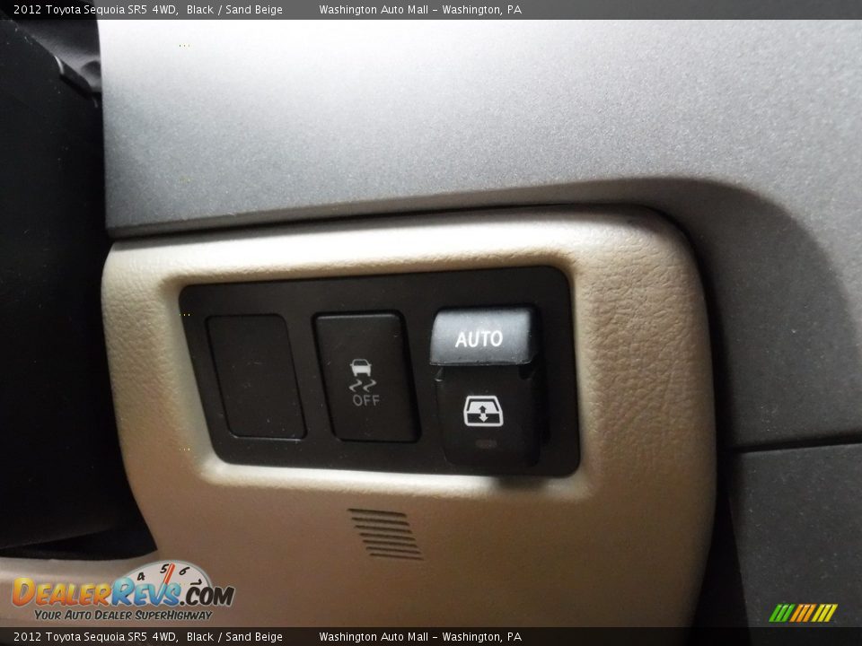 2012 Toyota Sequoia SR5 4WD Black / Sand Beige Photo #20