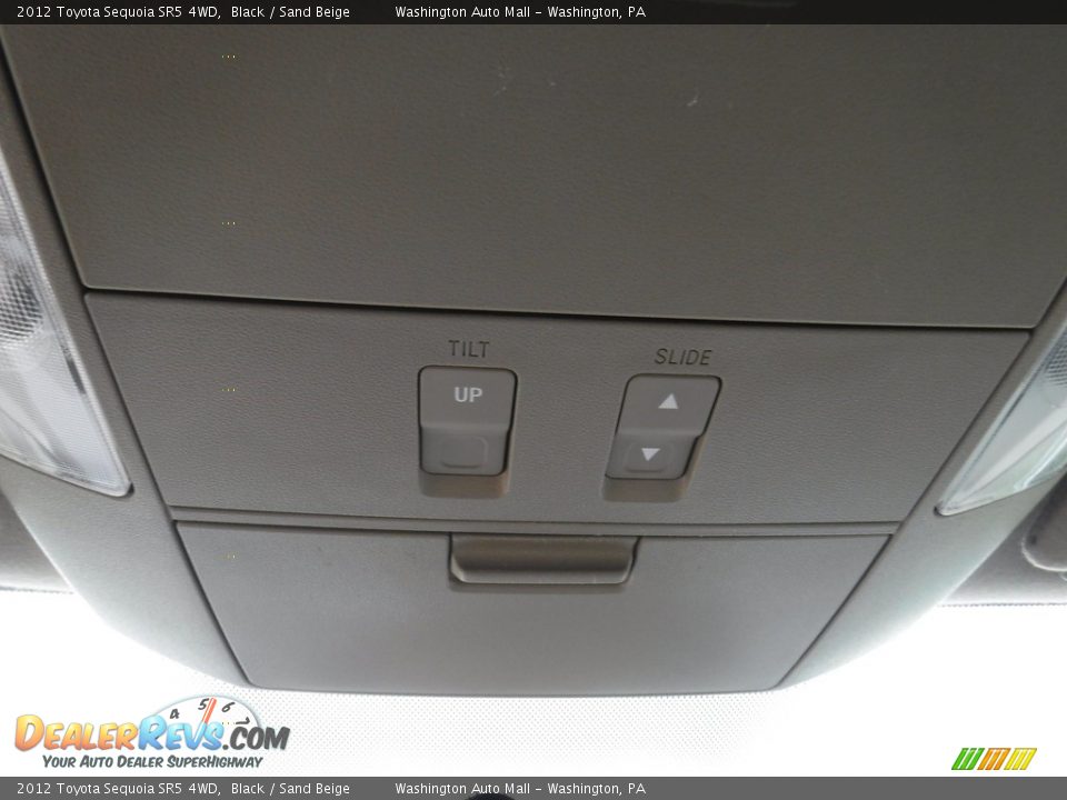 2012 Toyota Sequoia SR5 4WD Black / Sand Beige Photo #22