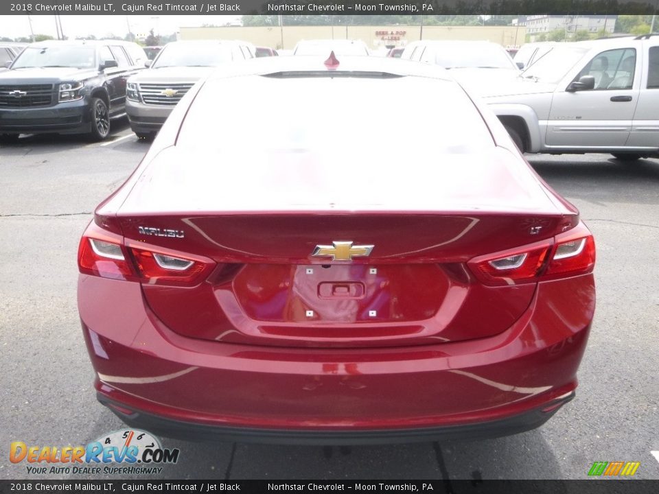 2018 Chevrolet Malibu LT Cajun Red Tintcoat / Jet Black Photo #4