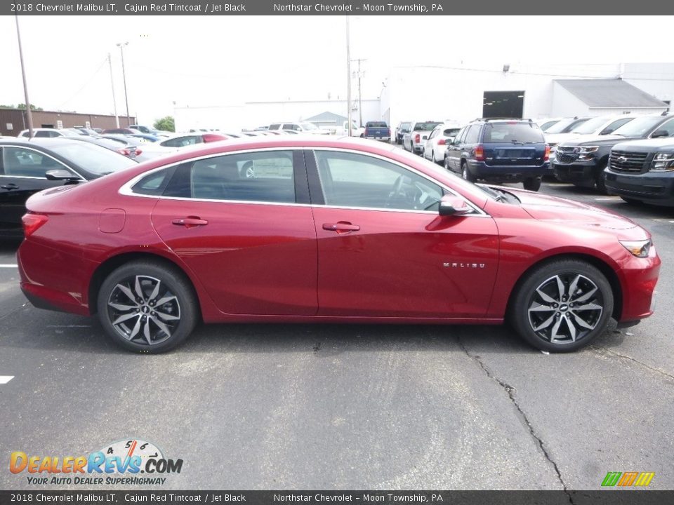 2018 Chevrolet Malibu LT Cajun Red Tintcoat / Jet Black Photo #6