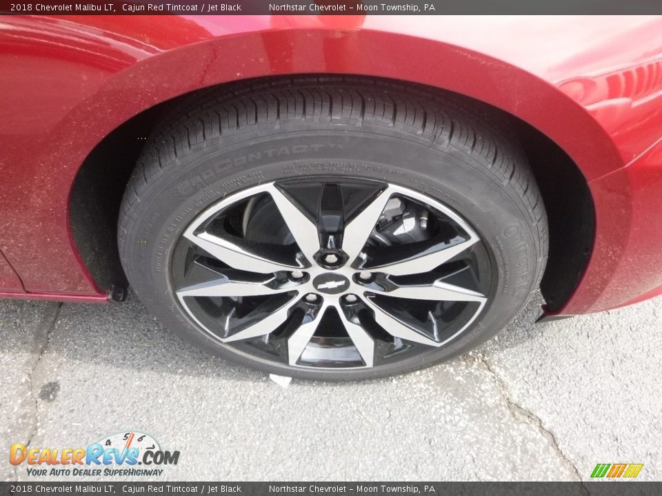 2018 Chevrolet Malibu LT Cajun Red Tintcoat / Jet Black Photo #9