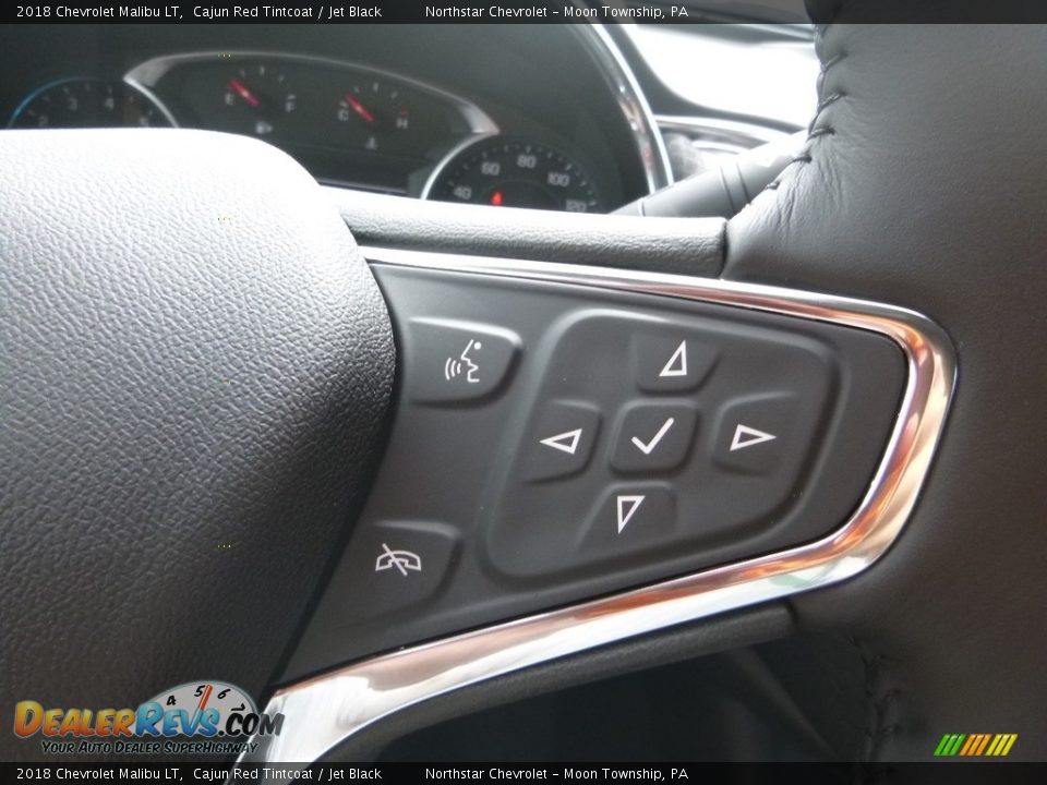 2018 Chevrolet Malibu LT Cajun Red Tintcoat / Jet Black Photo #19