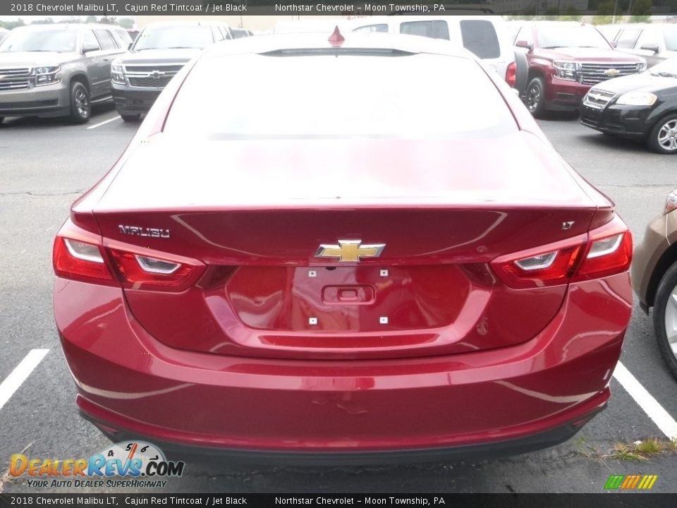 2018 Chevrolet Malibu LT Cajun Red Tintcoat / Jet Black Photo #4