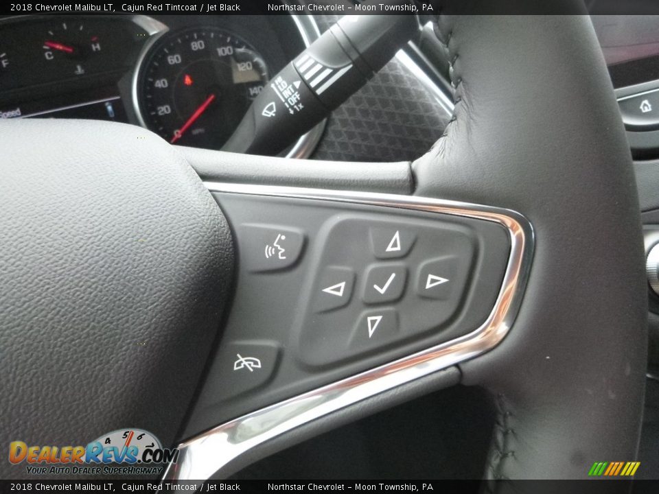 2018 Chevrolet Malibu LT Cajun Red Tintcoat / Jet Black Photo #18