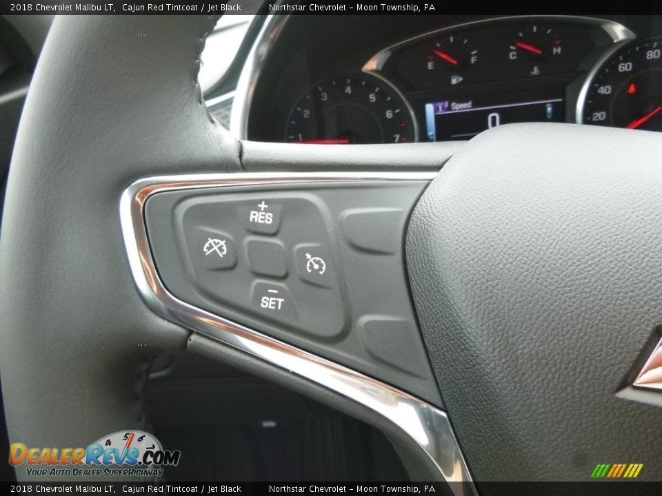 2018 Chevrolet Malibu LT Cajun Red Tintcoat / Jet Black Photo #19