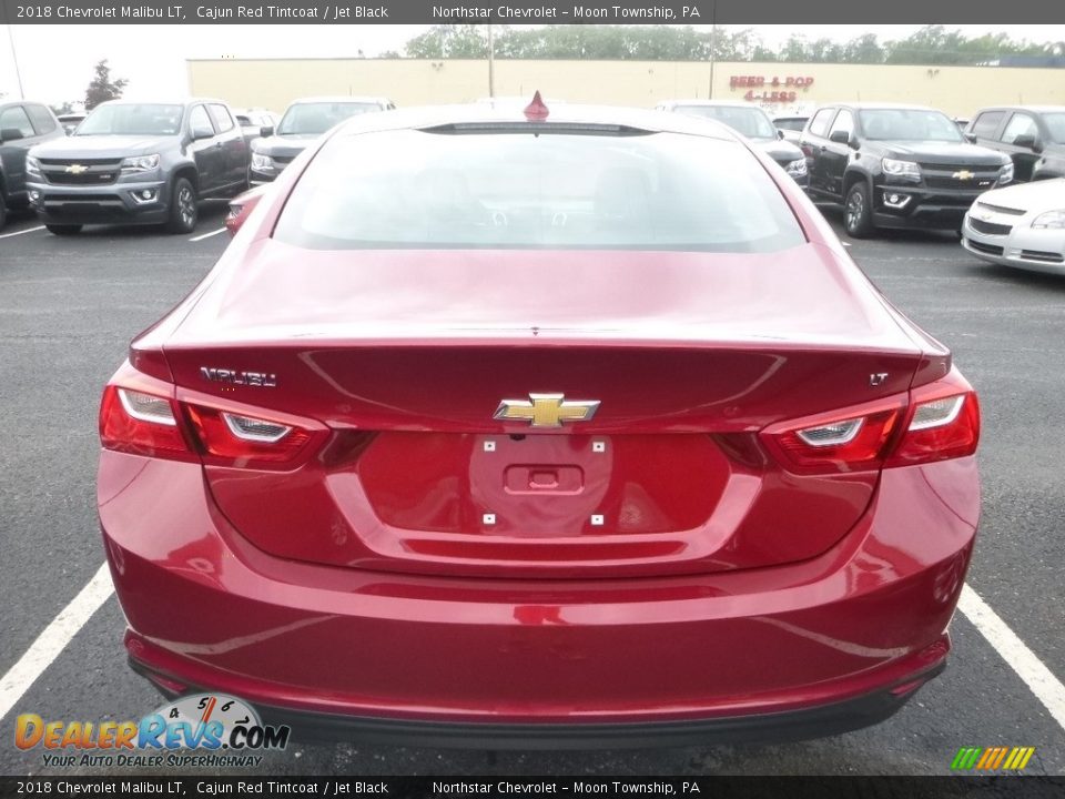 2018 Chevrolet Malibu LT Cajun Red Tintcoat / Jet Black Photo #4