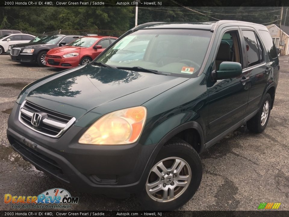 2003 Honda CR-V EX 4WD Clover Green Pearl / Saddle Photo #1