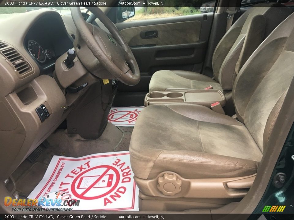 2003 Honda CR-V EX 4WD Clover Green Pearl / Saddle Photo #11