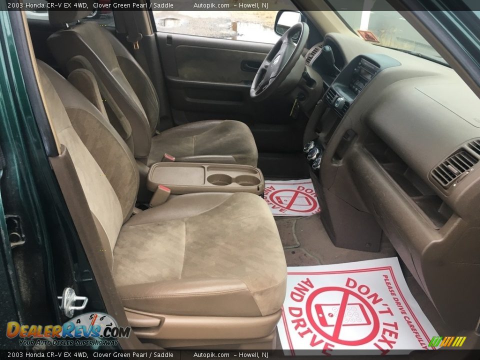 2003 Honda CR-V EX 4WD Clover Green Pearl / Saddle Photo #14