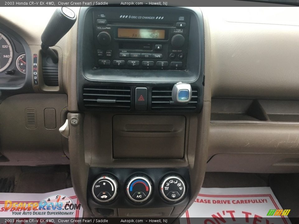 2003 Honda CR-V EX 4WD Clover Green Pearl / Saddle Photo #16