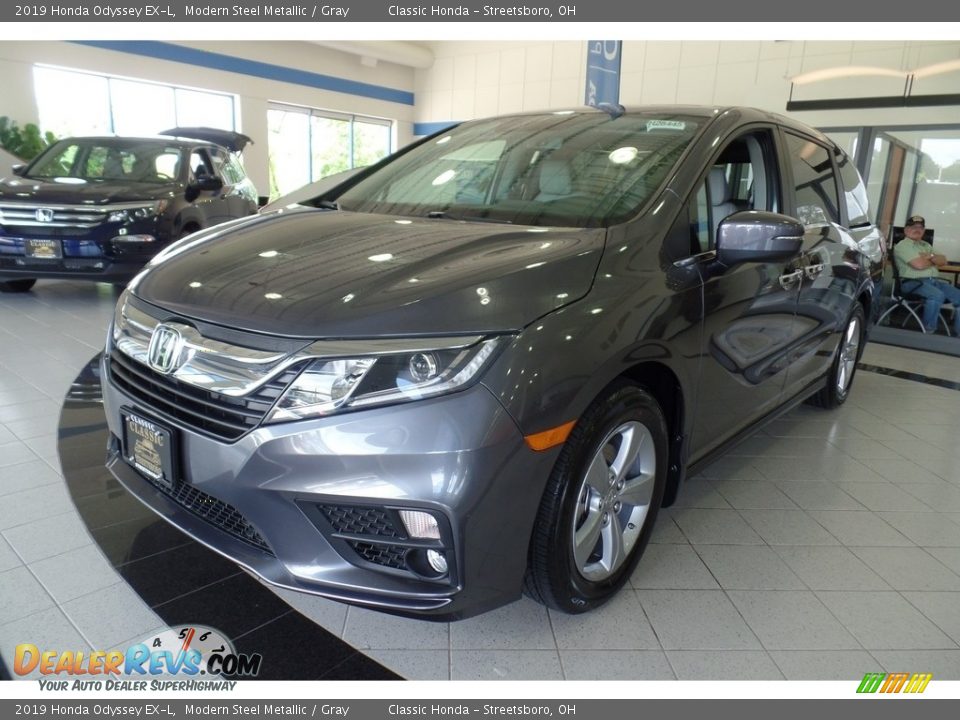 2019 Honda Odyssey EX-L Modern Steel Metallic / Gray Photo #1