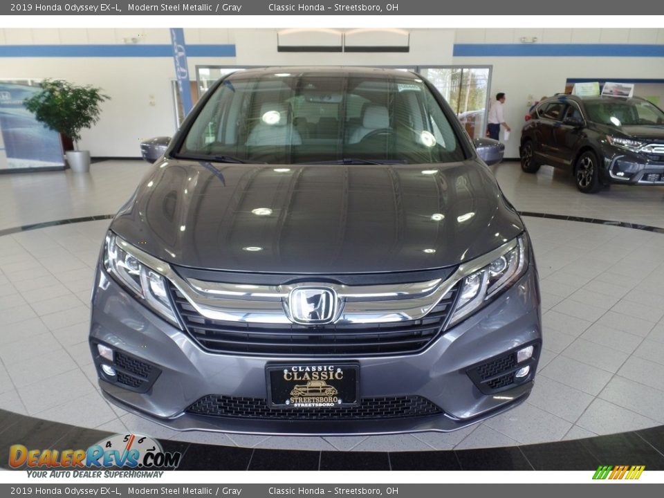 2019 Honda Odyssey EX-L Modern Steel Metallic / Gray Photo #3