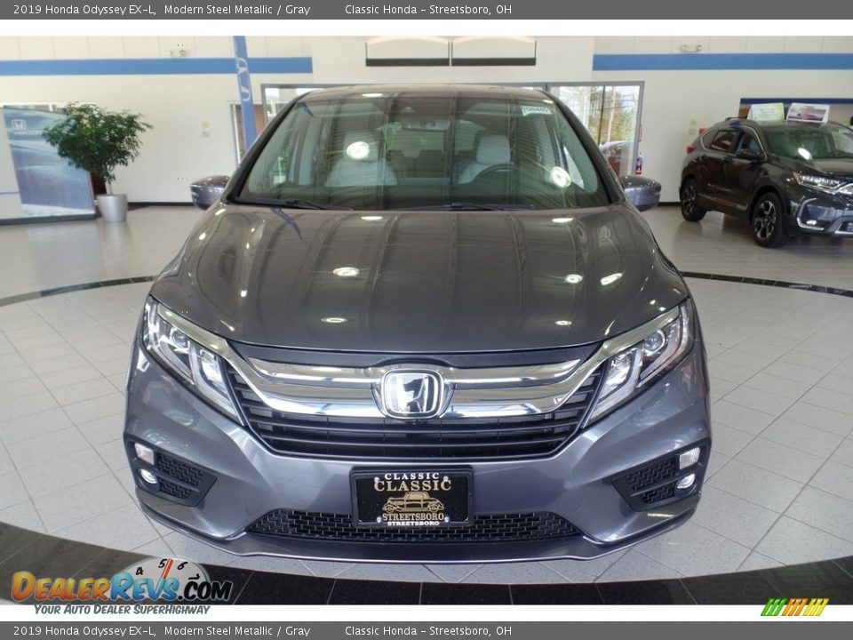 2019 Honda Odyssey EX-L Modern Steel Metallic / Gray Photo #4