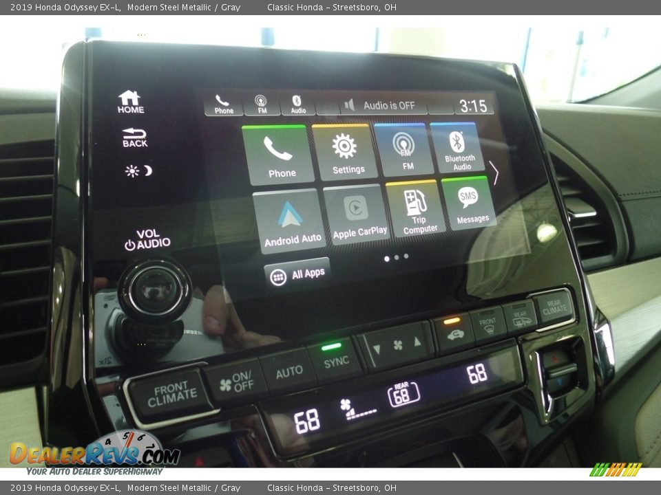 2019 Honda Odyssey EX-L Modern Steel Metallic / Gray Photo #12