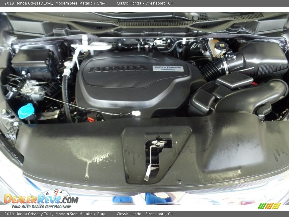 2019 Honda Odyssey EX-L Modern Steel Metallic / Gray Photo #17