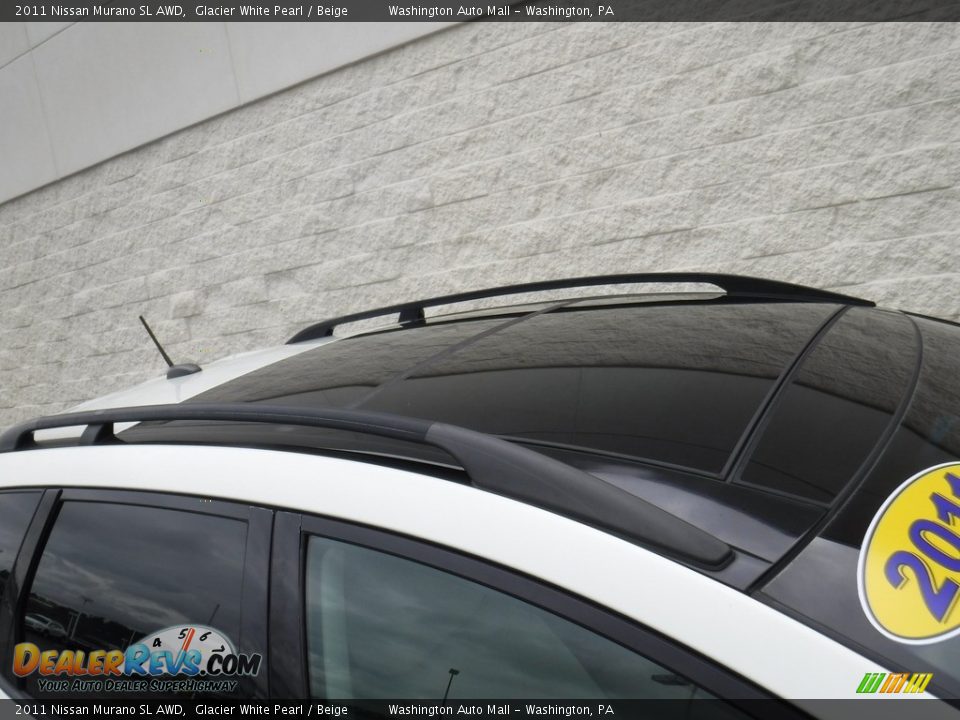 2011 Nissan Murano SL AWD Glacier White Pearl / Beige Photo #4