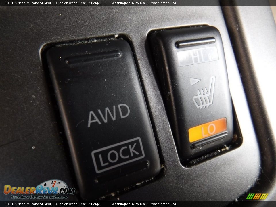 2011 Nissan Murano SL AWD Glacier White Pearl / Beige Photo #18