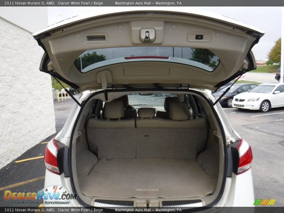 2011 Nissan Murano SL AWD Glacier White Pearl / Beige Photo #22