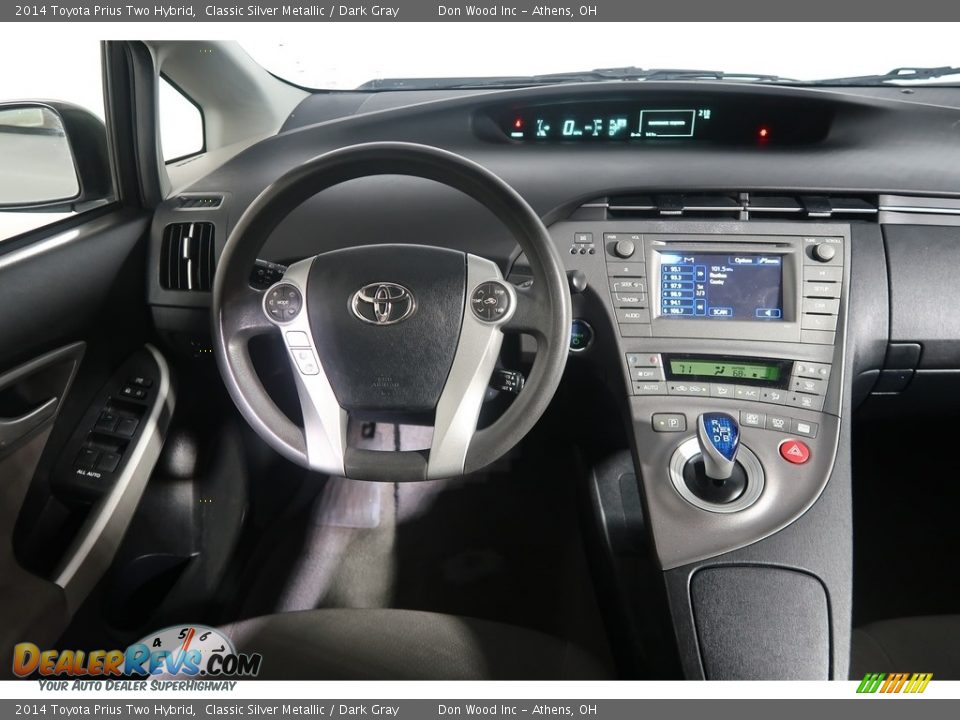2014 Toyota Prius Two Hybrid Classic Silver Metallic / Dark Gray Photo #13