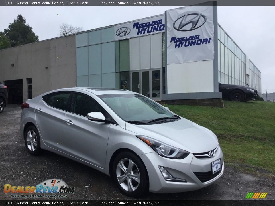 2016 Hyundai Elantra Value Edition Silver / Black Photo #1