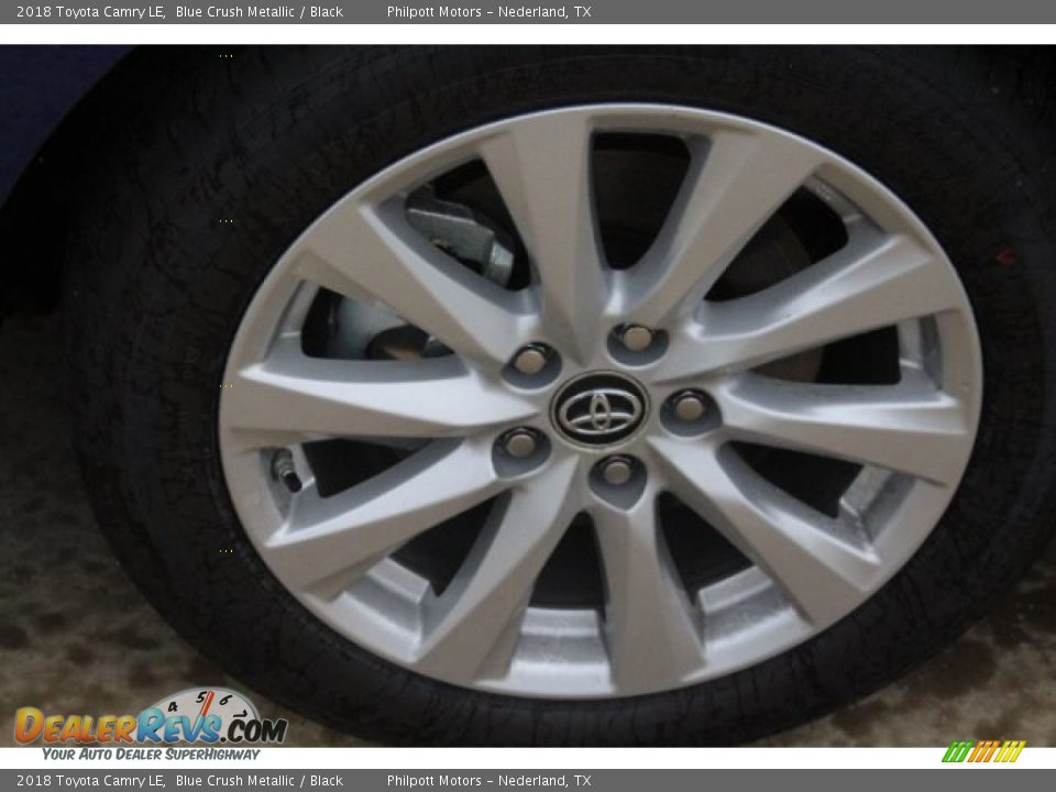 2018 Toyota Camry LE Blue Crush Metallic / Black Photo #4