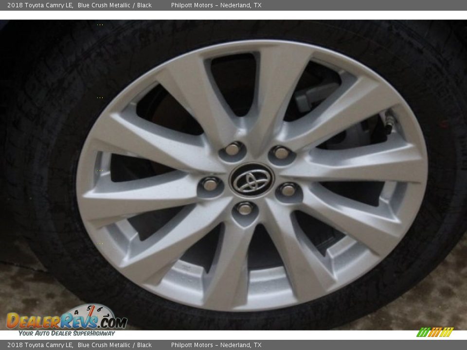 2018 Toyota Camry LE Blue Crush Metallic / Black Photo #5