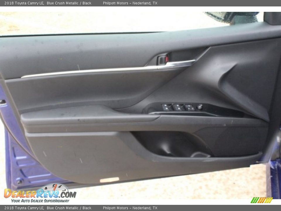 2018 Toyota Camry LE Blue Crush Metallic / Black Photo #12