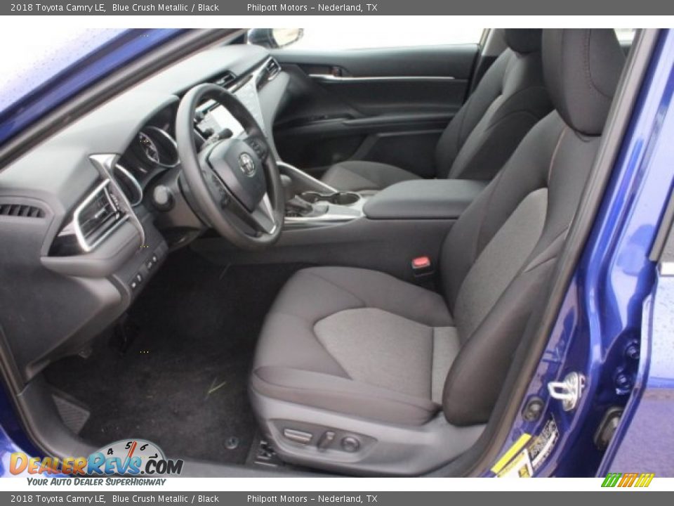 2018 Toyota Camry LE Blue Crush Metallic / Black Photo #14